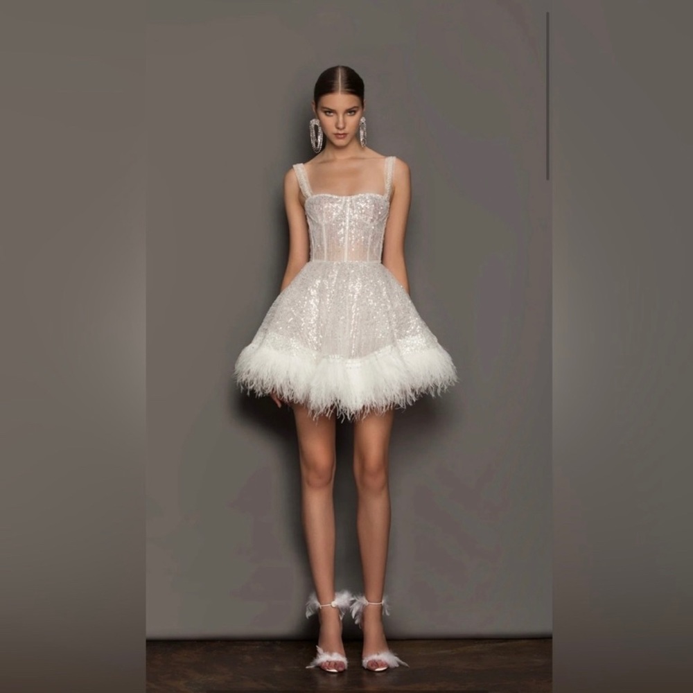 ♥️SOLD♥️Bronx and Branco Mademoiselle Bridal Mini Dress
